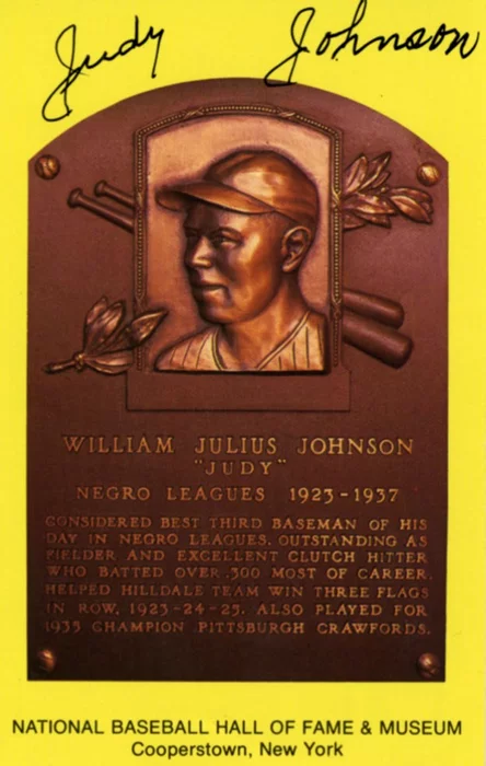 Judy Johnson autograph