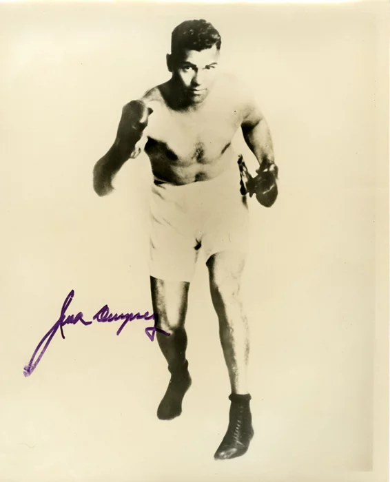 Jack Dempsey autograph