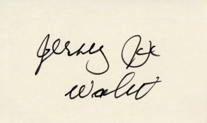 Jersey Joe Walcott autograph