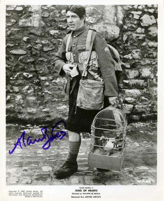 Alan Bates autograph
