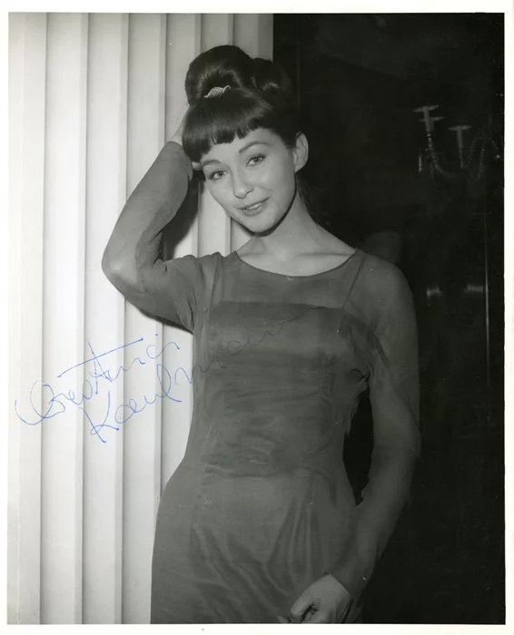 Christine Kaufmann autograph