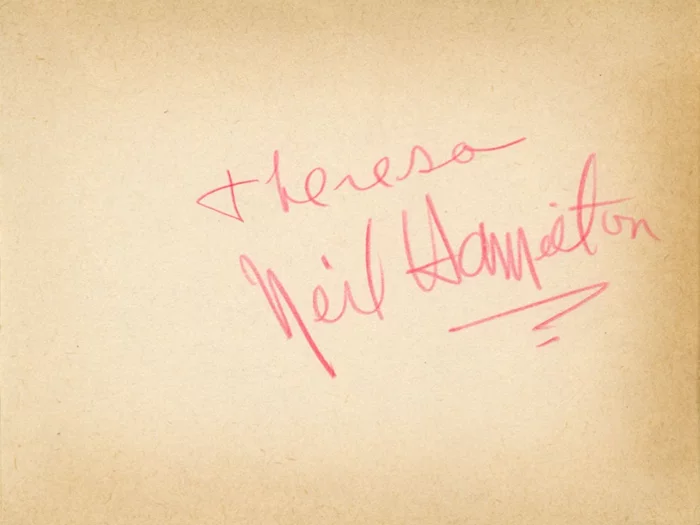 Neil Hamilton autograph