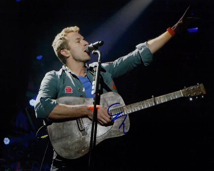 Chris Martin autograph
