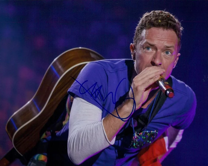 Chris Martin autograph