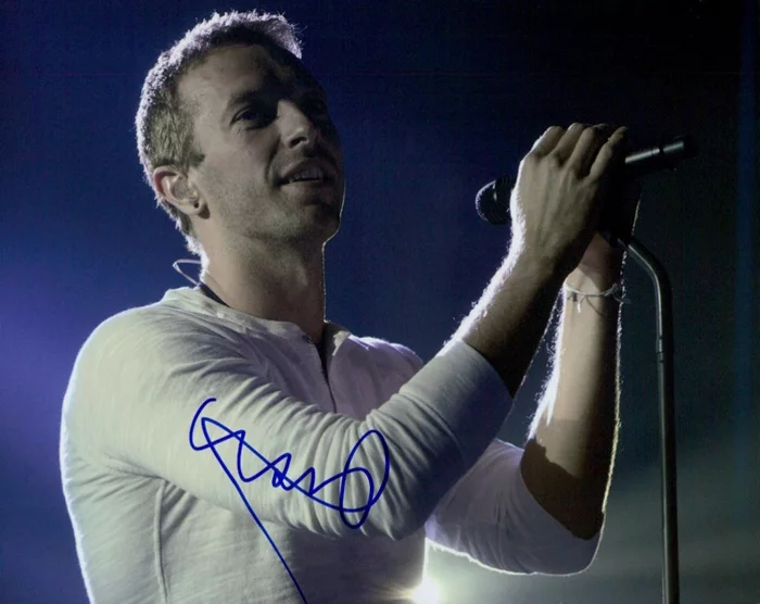 Chris Martin autograph