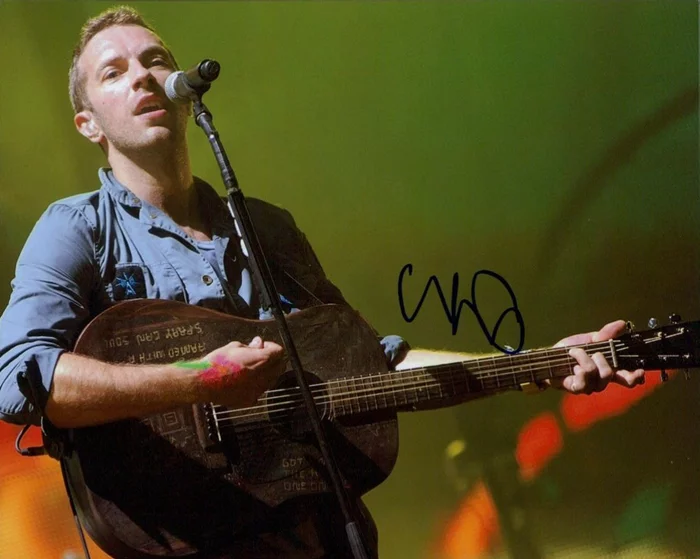 Chris Martin autograph