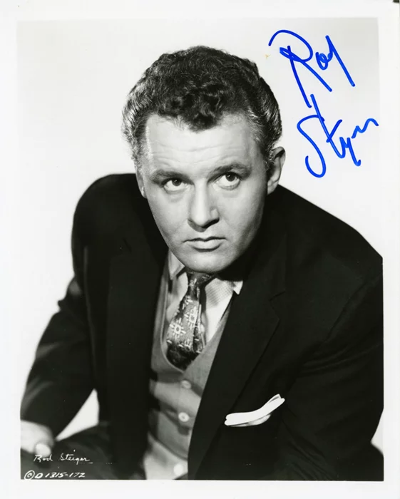 Rod Steiger autograph
