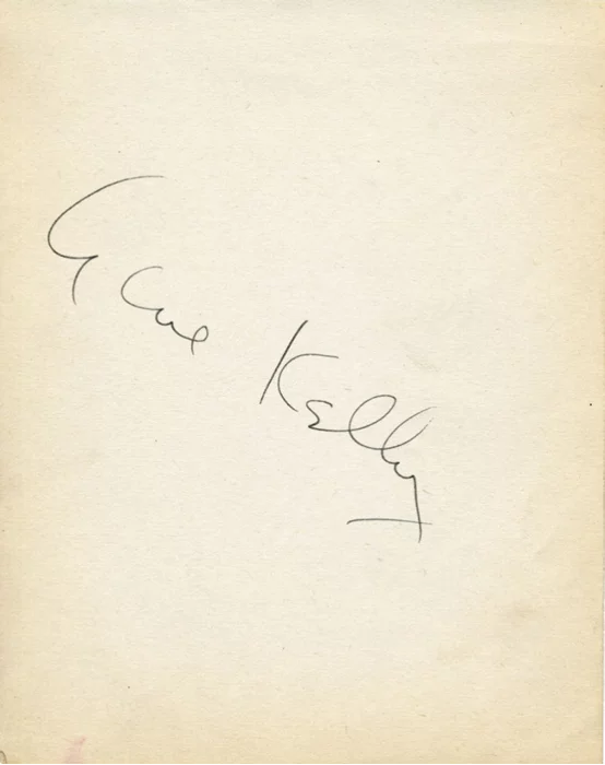 Gene Kelly autograph
