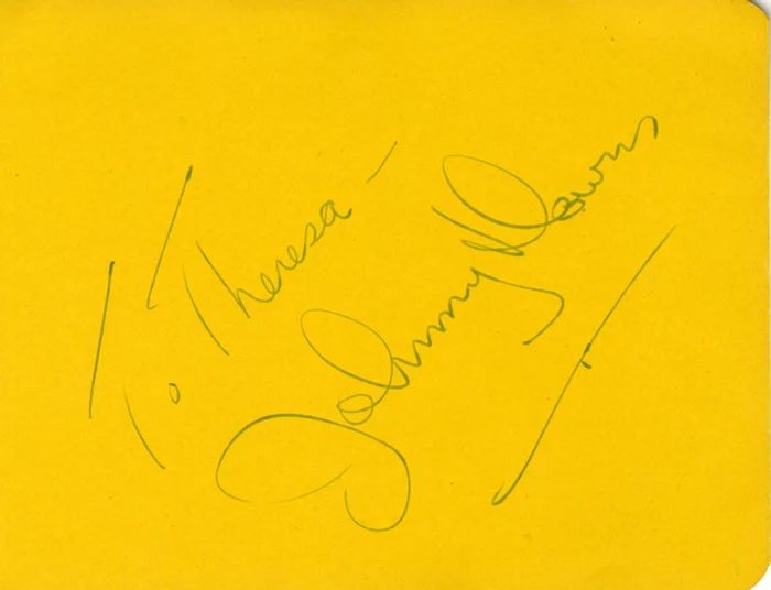 Johnny Downs autograph