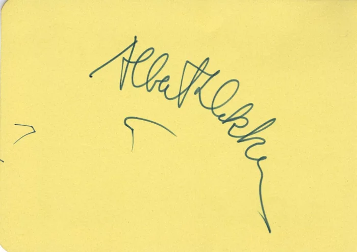 Albert Dekker autograph