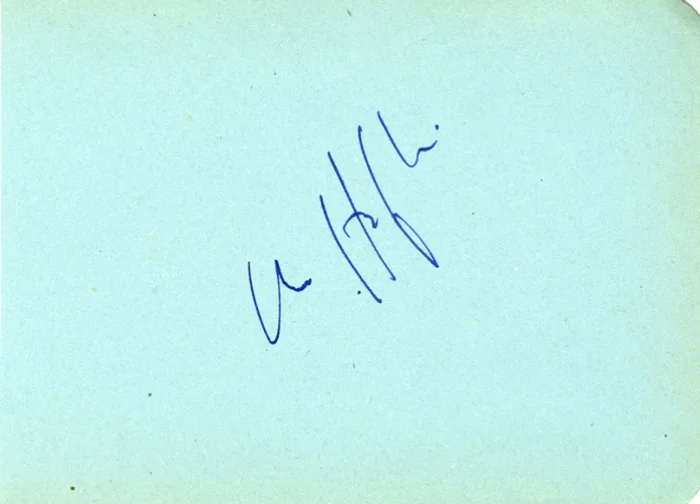 Van Heflin autograph