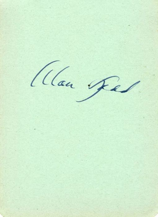 Alan Ladd autograph