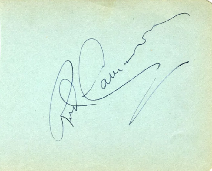 Rod Cameron autograph