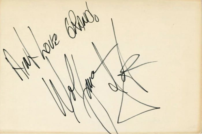 Wolfman Jack autograph