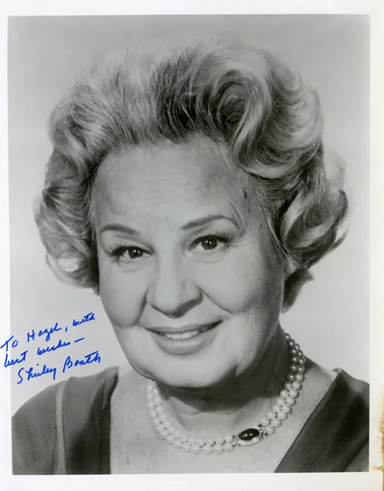 Shirley Booth autograph