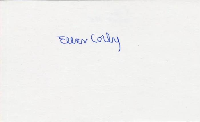 Ellen Corby autograph