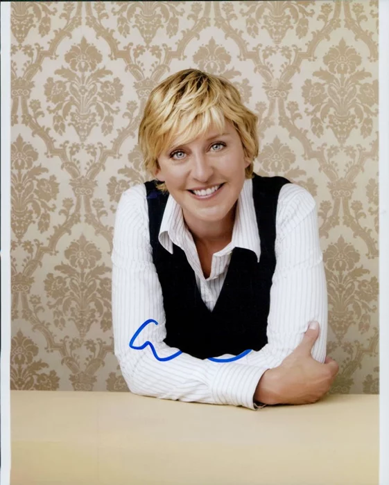 Ellen DeGeneres autograph