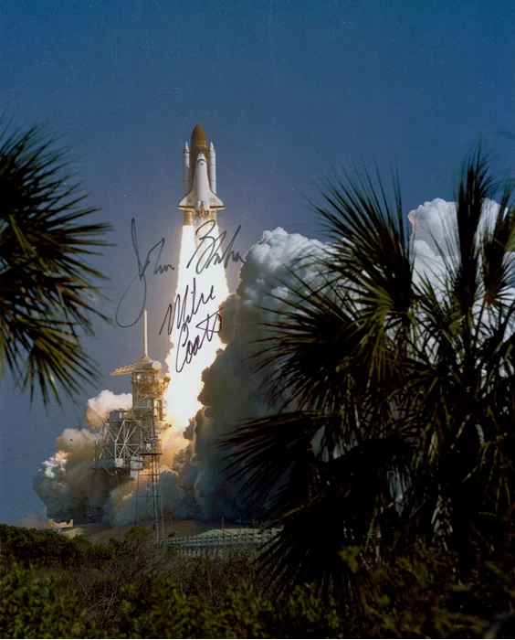 Space Shuttle autograph