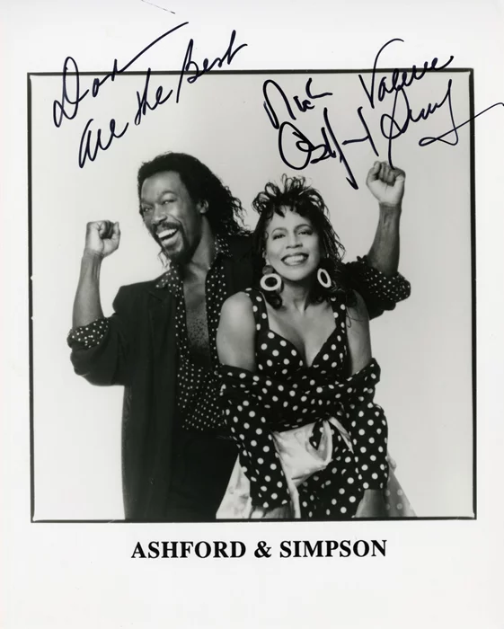 Ashford & Simpson autograph