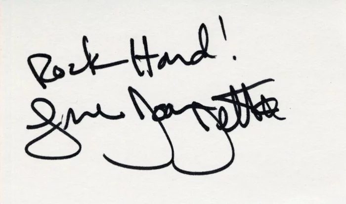 Joan Jett autograph