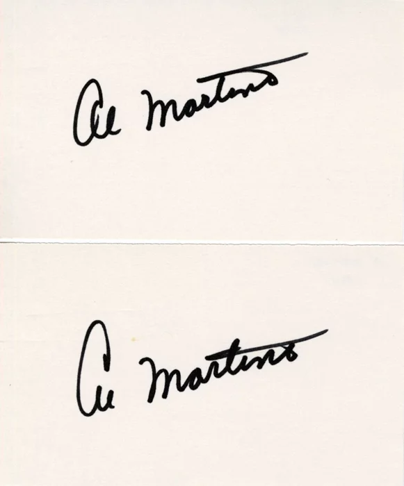 Al Martino autograph