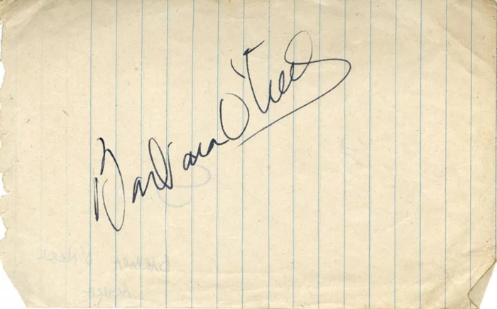 Barbara O'Neil autograph