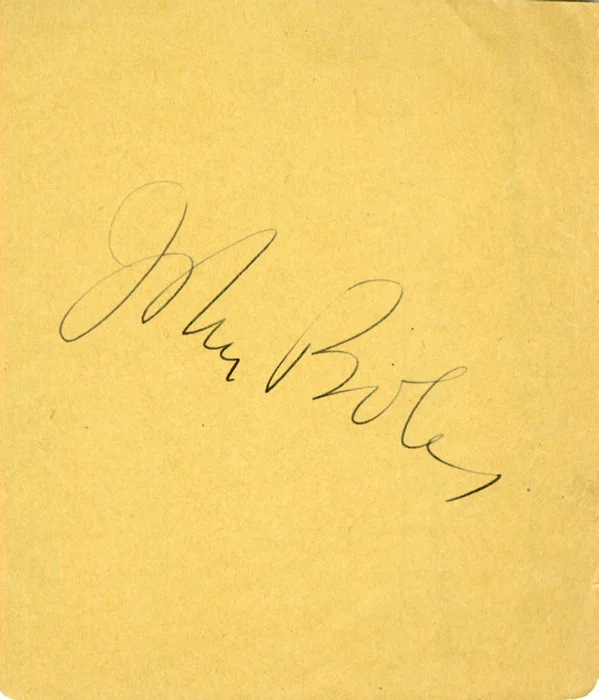 John Boles autograph