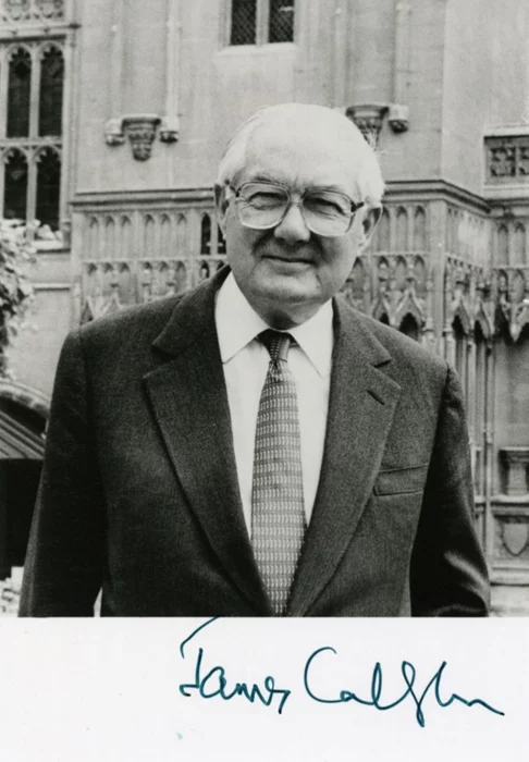 James Callaghan autograph