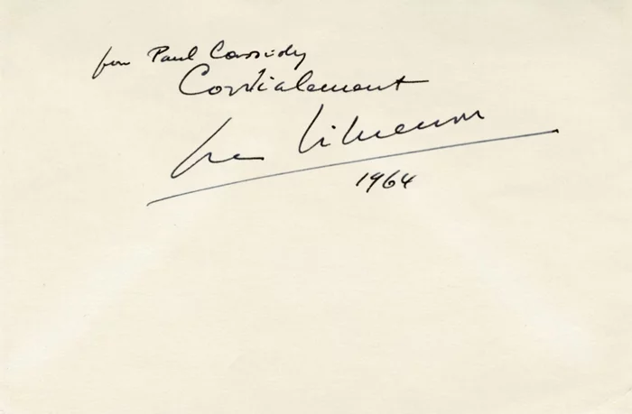Georges Simenon autograph
