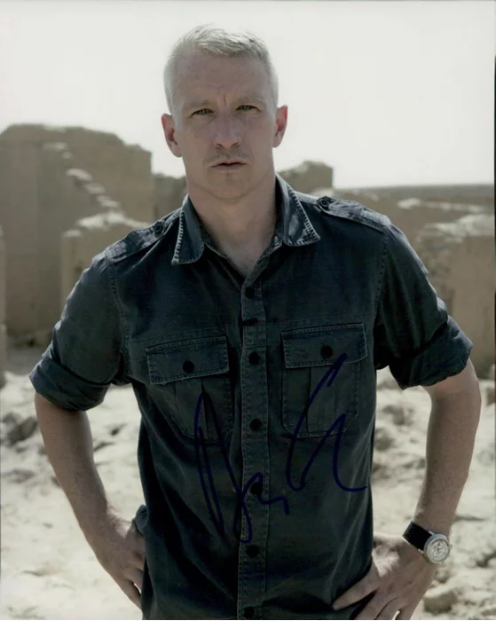 Anderson Cooper autograph