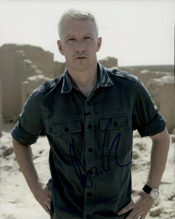 Anderson Cooper autograph