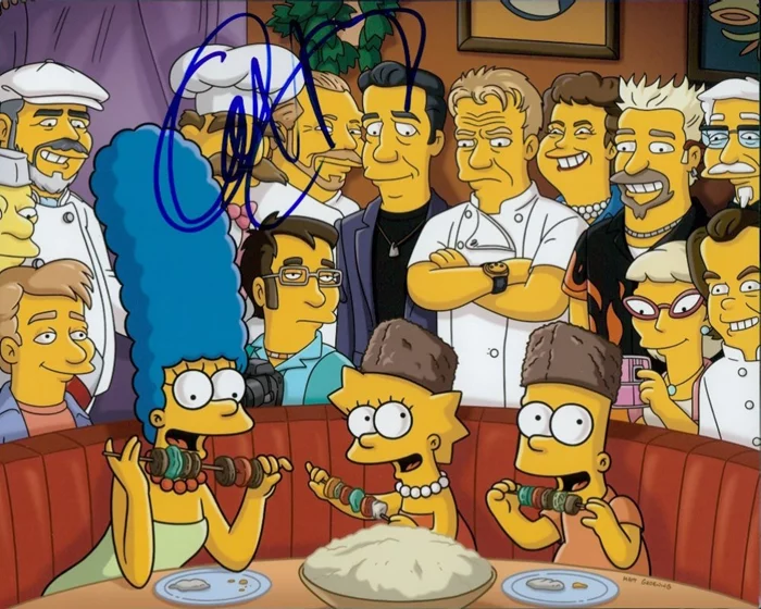 Anthony Bourdain autograph
