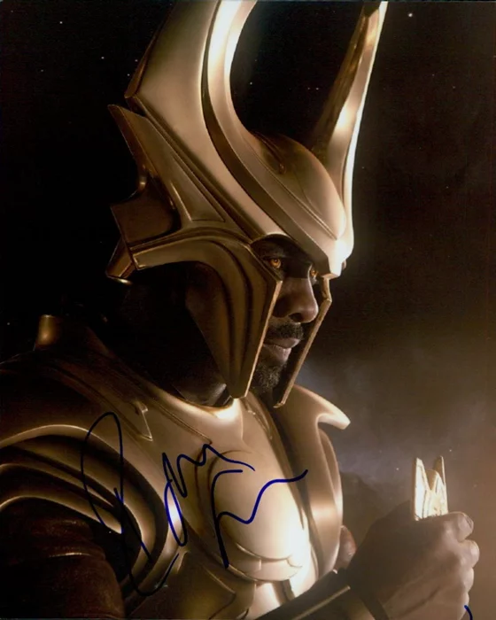 Idris Elba autograph