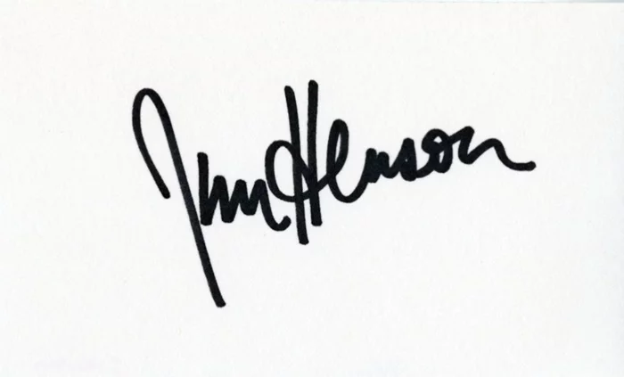 Jim Henson autograph