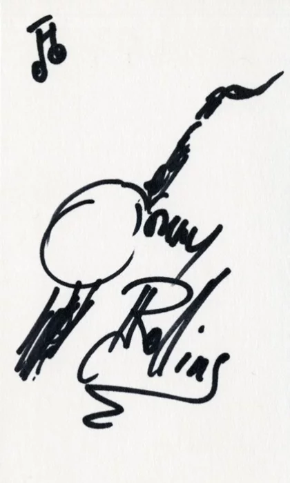 Sonny Rollins autograph