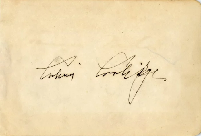 Calvin Coolidge autograph