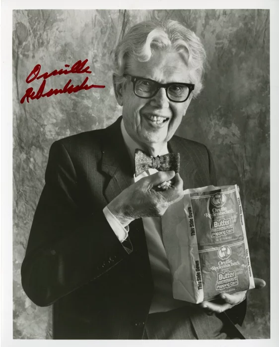 Orville Redenbacher autograph