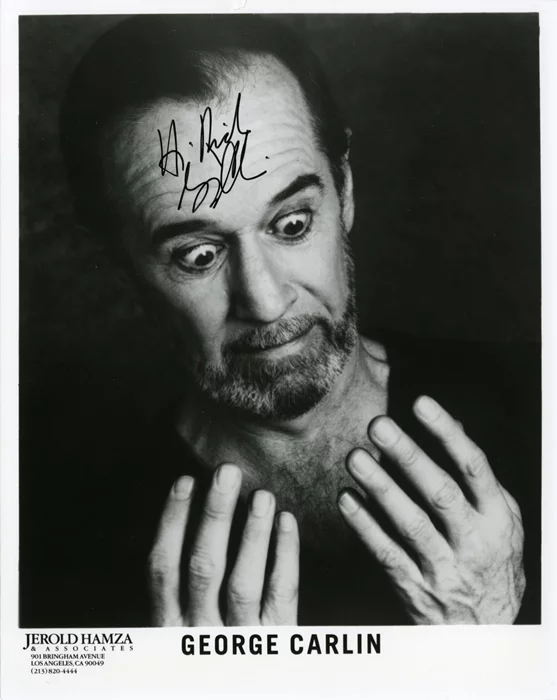 George Carlin autograph