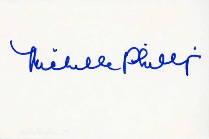 Michelle Phillips autograph