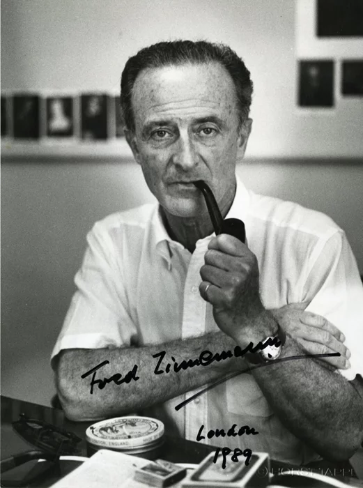 Fred Zinnemann autograph