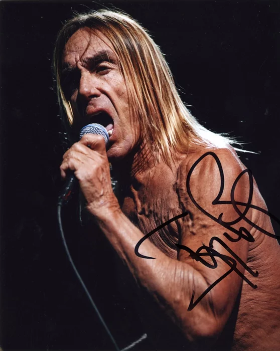Iggy Pop autograph