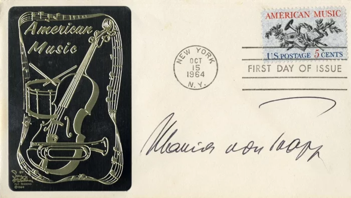 Maria Von Trapp autograph