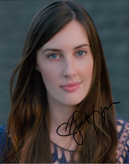 Sarah Hagan autograph