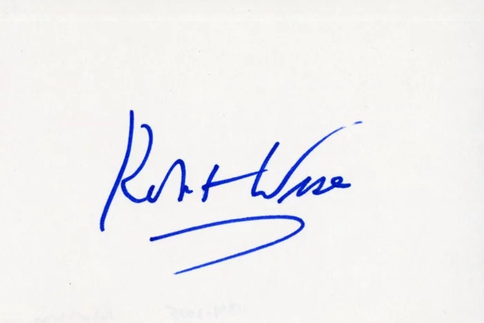 Robert Wise autograph