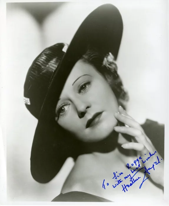 Heather Angel autograph