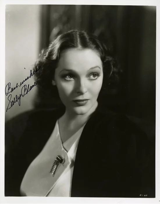 Sally Blane autograph