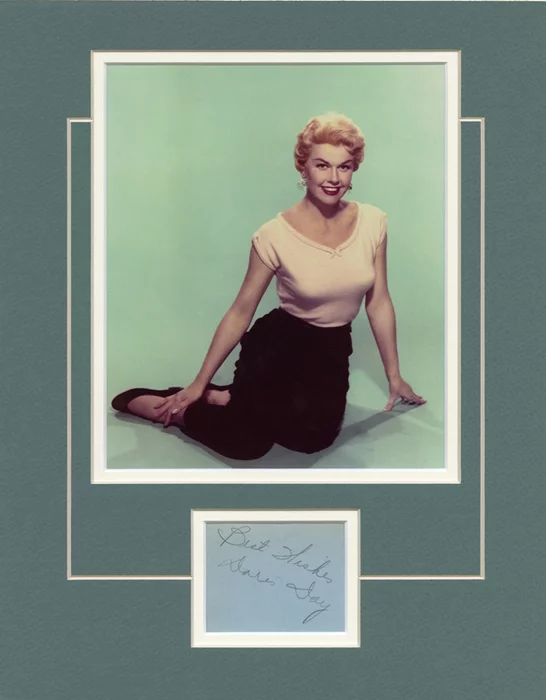 Doris Day autograph