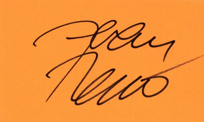 Jean Reno autograph