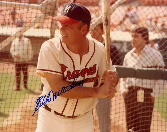 Eddie Mathews autograph