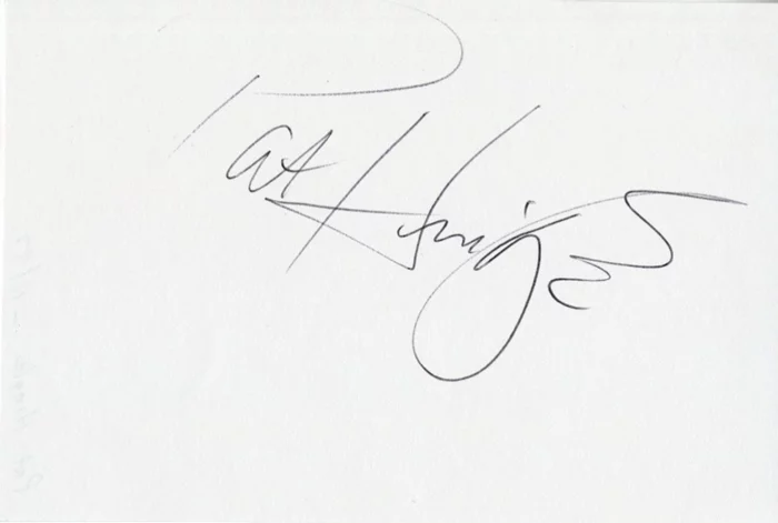 Pat Hingle autograph